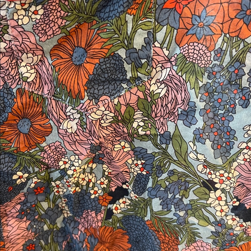 Trovata Birds of Paradise  Multicolor Floral Button-Up Shirt - Picture 4 of 6